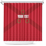Custom Burundi Football Shower Curtain Go Intamba Go
