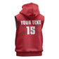 Custom Burundi Football Sleeveless Hoodie Go Intamba Go - African Pride