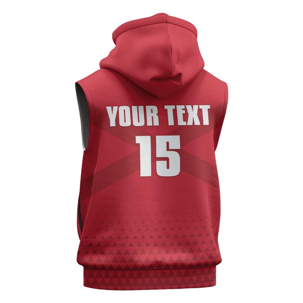 Custom Burundi Football Sleeveless Hoodie Go Intamba Go - African Pride