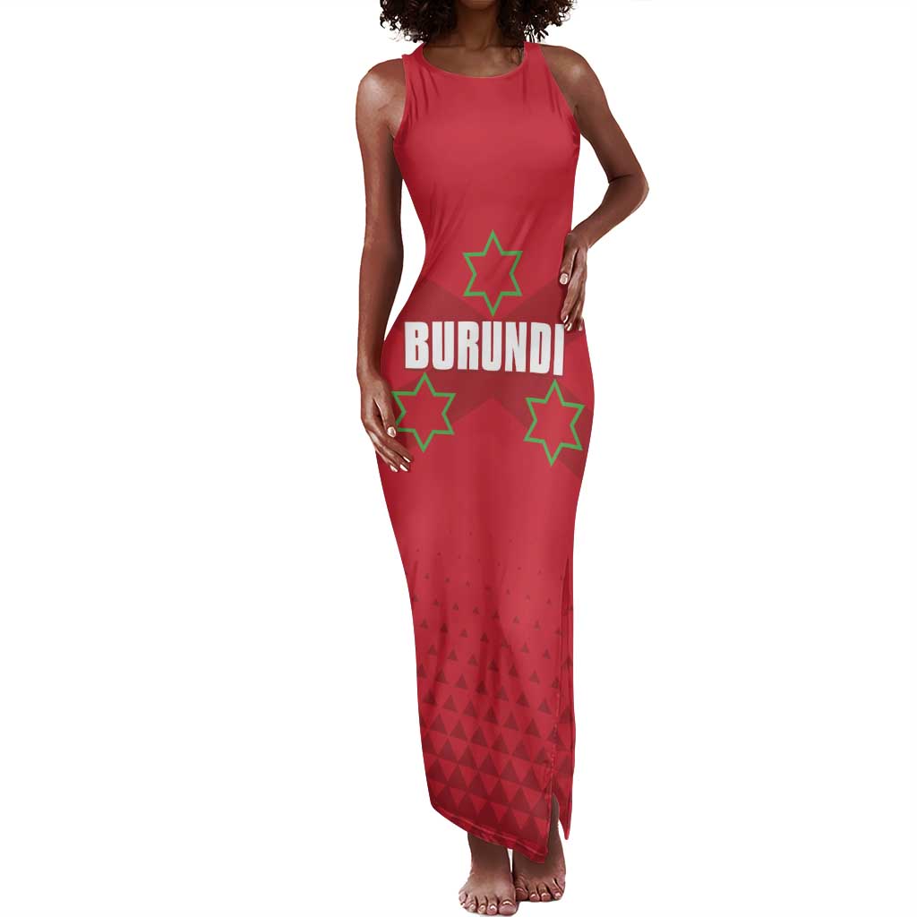 Custom Burundi Football Tank Maxi Dress Go Intamba Go
