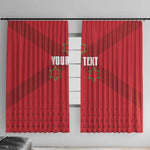 Custom Burundi Football Window Curtain Go Intamba Go