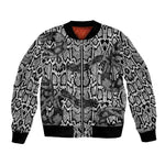Snake African Skin Animals Pattern Bomber Jacket