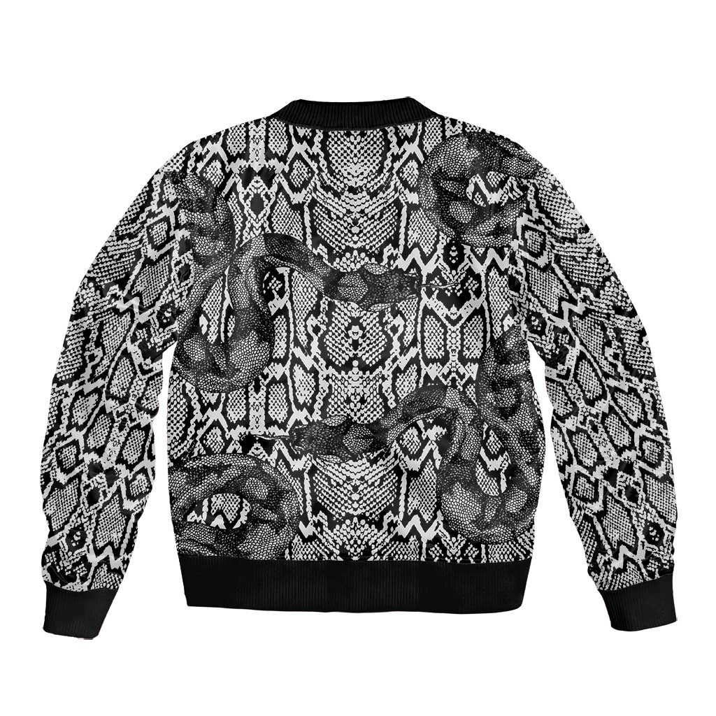 Snake African Skin Animals Pattern Bomber Jacket