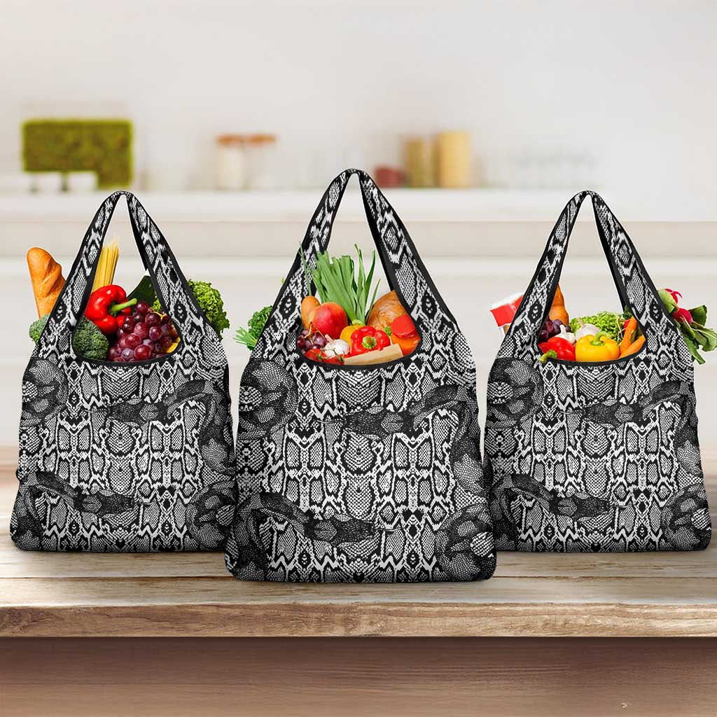 Snake African Skin Animals Pattern Grocery Bag