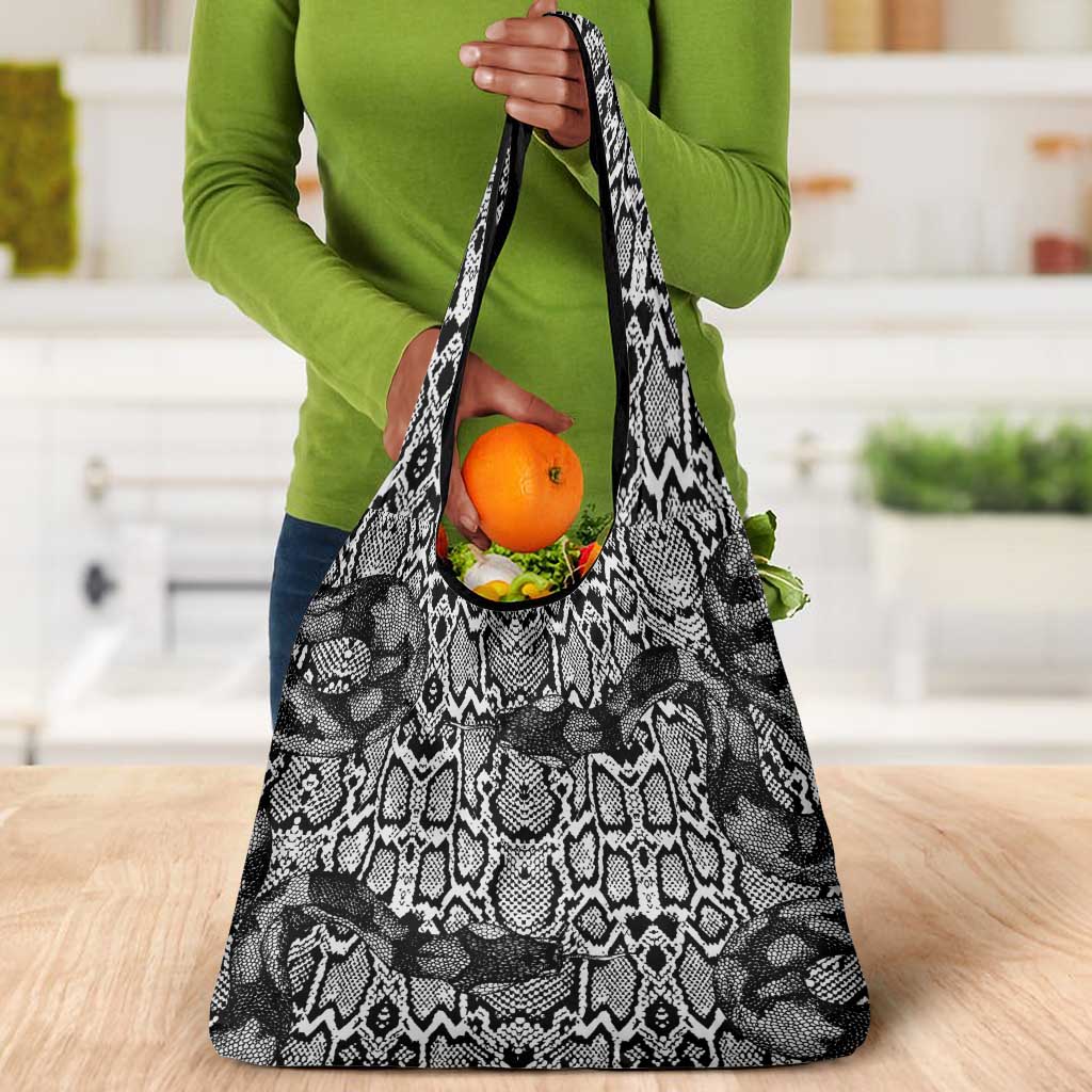 Snake African Skin Animals Pattern Grocery Bag