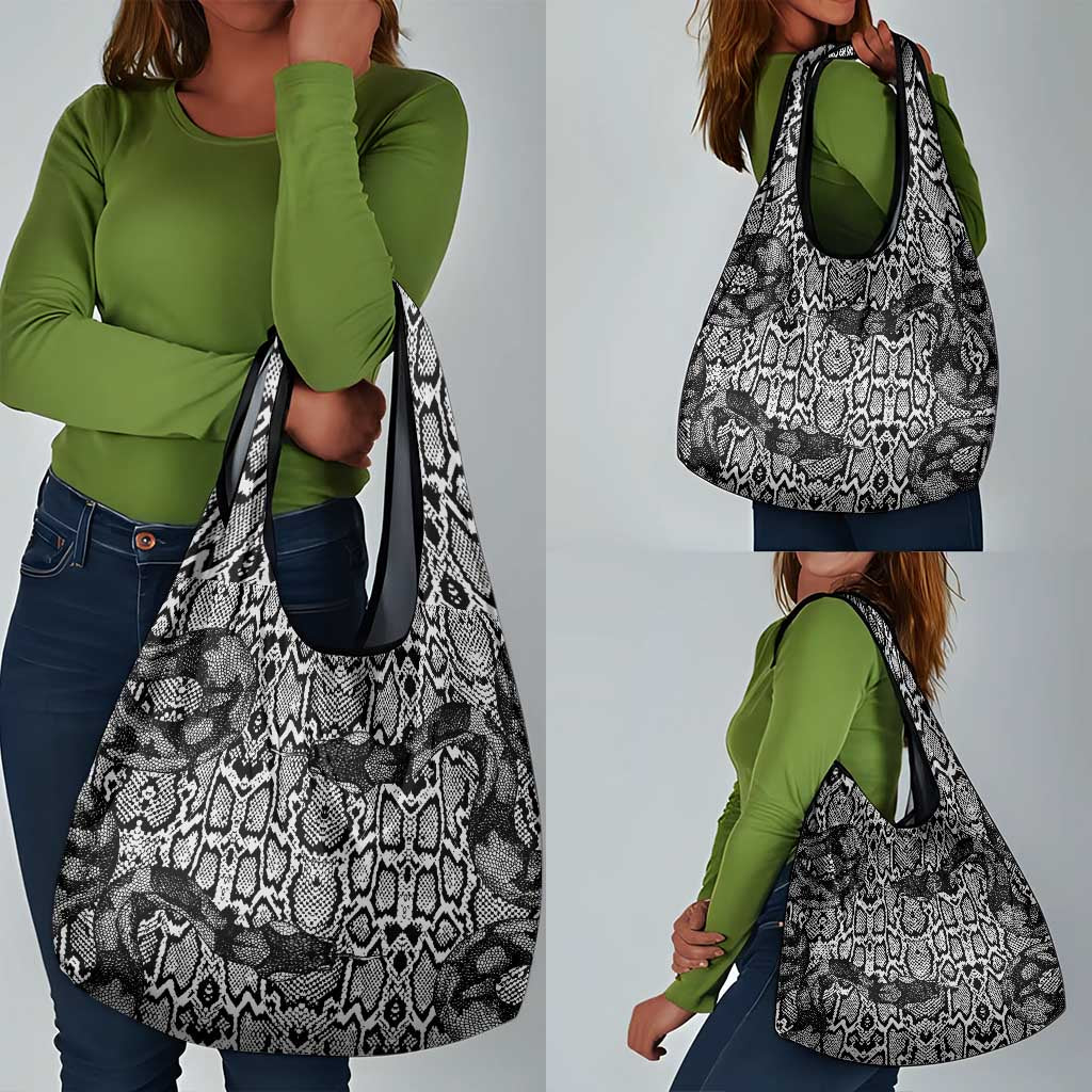 Snake African Skin Animals Pattern Grocery Bag