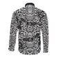 Snake African Skin Animals Pattern Long Sleeve Button Shirt