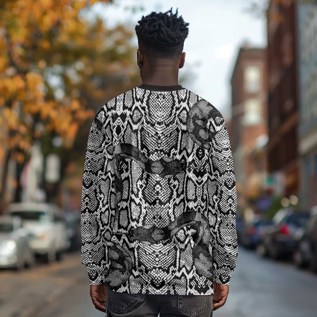 Snake African Skin Animals Pattern Long Sleeve Shirt
