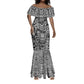 Snake African Skin Animals Pattern Mermaid Dress
