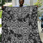 Snake African Skin Animals Pattern Quilt