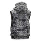 Snake African Skin Animals Pattern Sleeveless Zip Hoodie - African Pride