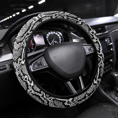Snake African Skin Animals Pattern Steering Wheel Cover