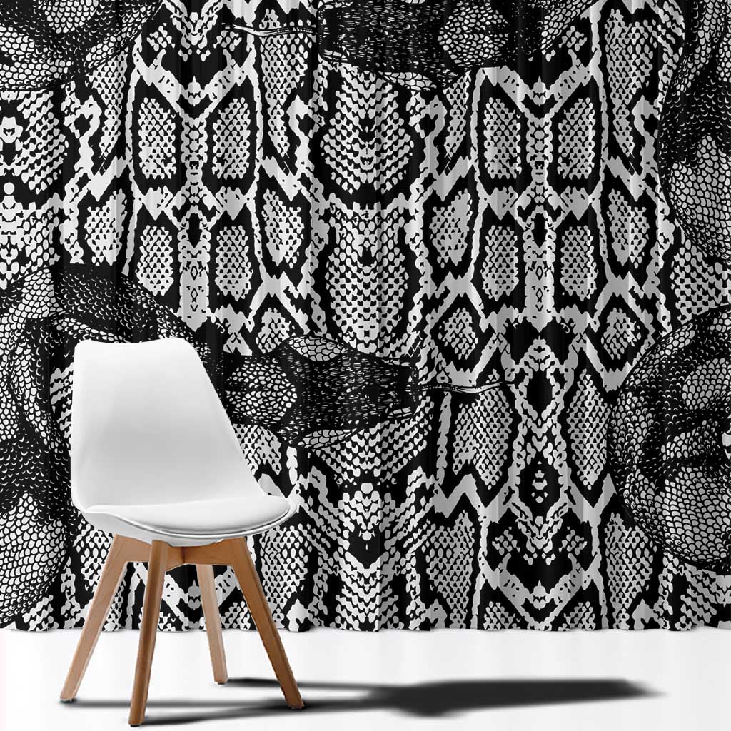 Snake African Skin Animals Pattern Window Curtain