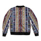 Lamba Mpanjaka Malagasy Traditional Pattern Bomber Jacket