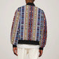 Lamba Mpanjaka Malagasy Traditional Pattern Bomber Jacket