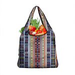Lamba Mpanjaka Malagasy Traditional Pattern Grocery Bag