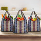 Lamba Mpanjaka Malagasy Traditional Pattern Grocery Bag