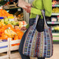 Lamba Mpanjaka Malagasy Traditional Pattern Grocery Bag