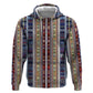 Lamba Mpanjaka Malagasy Traditional Pattern Hoodie