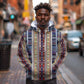 Lamba Mpanjaka Malagasy Traditional Pattern Hoodie