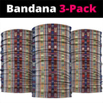 Lamba Mpanjaka Malagasy Traditional Pattern Neck Gaiter LT15