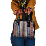 Lamba Mpanjaka Malagasy Traditional Pattern Shoulder Handbag