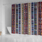 Lamba Mpanjaka Malagasy Traditional Pattern Shower Curtain