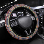 Lamba Mpanjaka Malagasy Traditional Pattern Steering Wheel Cover