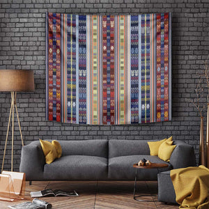 Lamba Mpanjaka Malagasy Traditional Pattern Tapestry