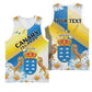 Personalized Canary Islands Basketball Jersey Coat Of Arms Argyranthemum Frutescens LT15