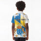 Personalized Canary Islands Kid Polo Shirt Coat Of Arms Argyranthemum Frutescens