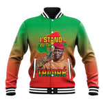 Burkina Faso I Stand With Traore Baseball Jacket African Pattern
