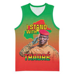 Burkina Faso I Stand With Traore Basketball Jersey African Pattern LT15
