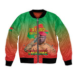 Burkina Faso I Stand With Traore Bomber Jacket African Pattern
