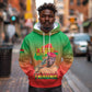 Burkina Faso I Stand With Traore Hoodie African Pattern
