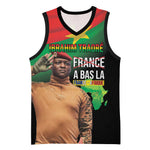 Traore Burkina Faso A Bas La Francafrique Basketball Jersey LT15