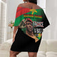 Traore Burkina Faso A Bas La Francafrique Off Shoulder Short Dress