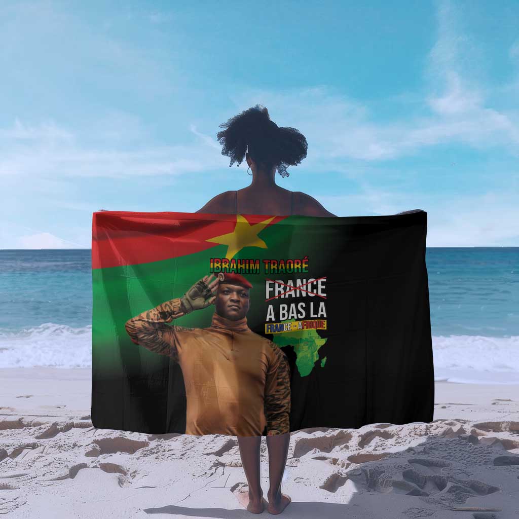 Traore Burkina Faso A Bas La Francafrique Sarong