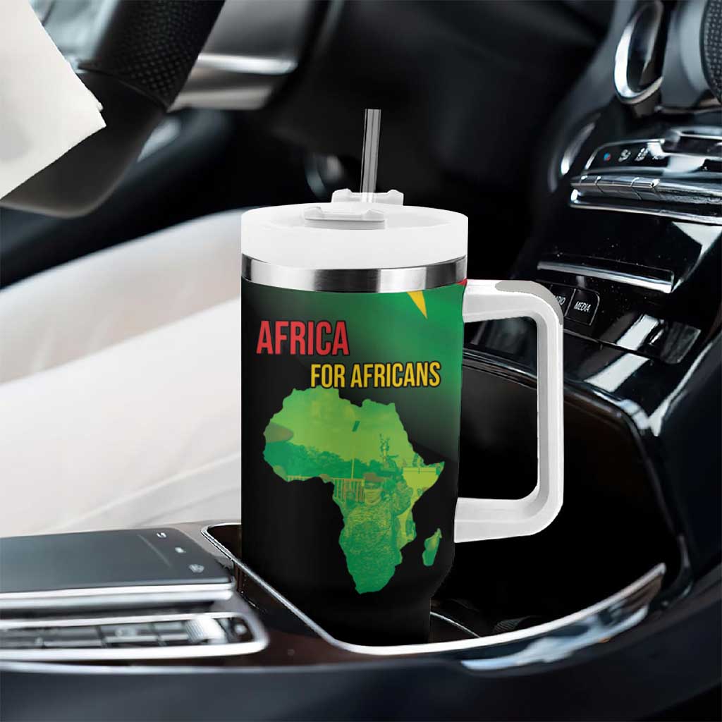 Traore Burkina Faso A Bas La Francafrique Tumbler With Handle