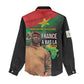 Traore Burkina Faso A Bas La Francafrique Women Casual Shirt