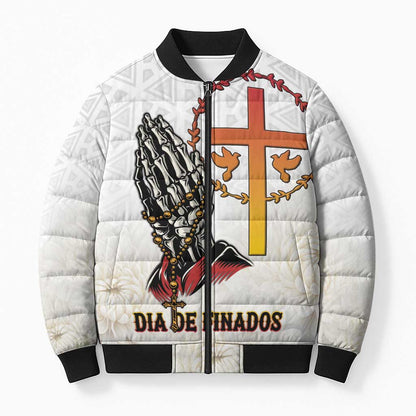 Angola All Souls Day Bomber Puffer Jacket Together in Remembrance