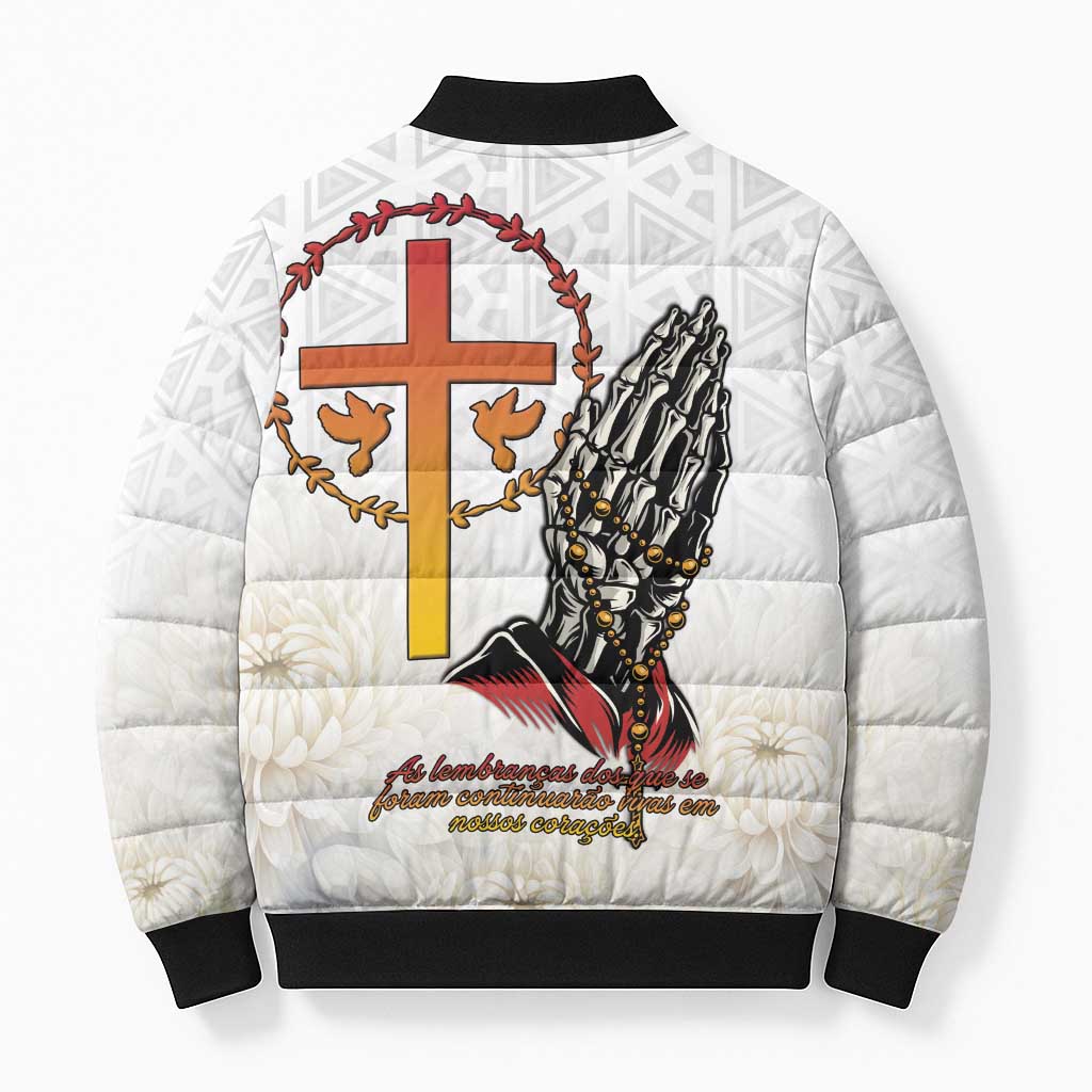 Angola All Souls Day Bomber Puffer Jacket Together in Remembrance