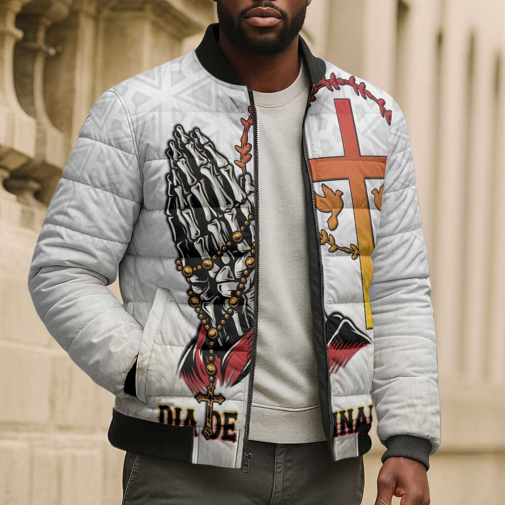 Angola All Souls Day Bomber Puffer Jacket Together in Remembrance