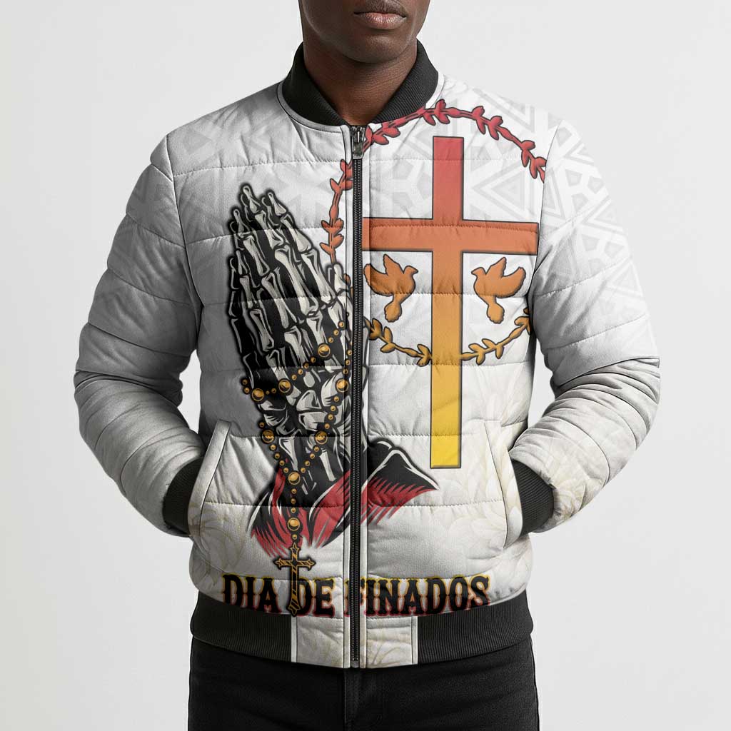 Angola All Souls Day Bomber Puffer Jacket Together in Remembrance