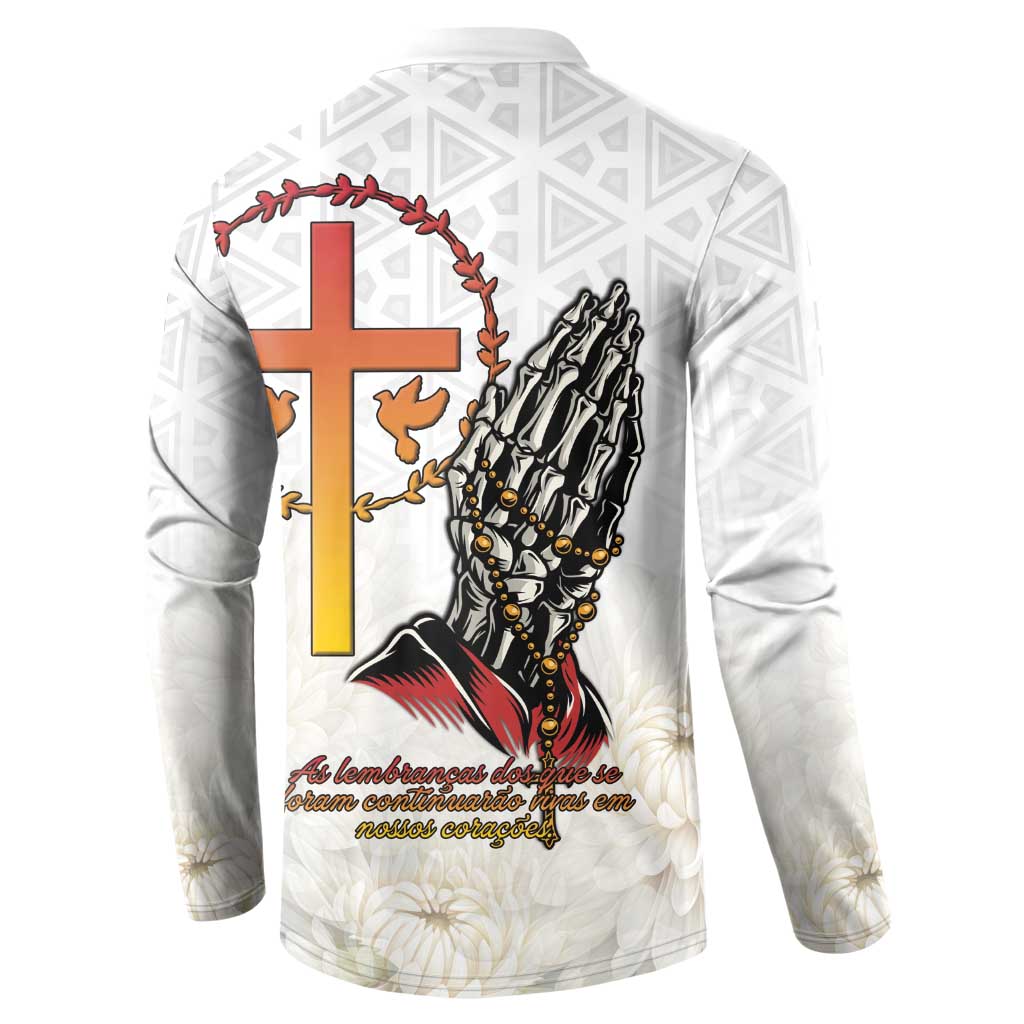 Angola All Souls Day Button Sweatshirt Together in Remembrance