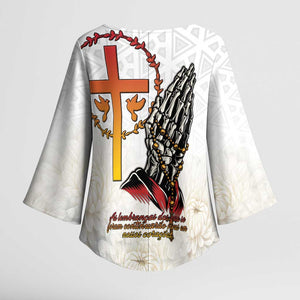 Angola All Souls Day Kimono Sleeve Blouse Together in Remembrance