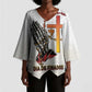 Angola All Souls Day Kimono Sleeve Blouse Together in Remembrance
