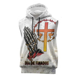 Gone but Never Forgotten Sleeveless Hoodie Angola All Souls Day - African Pride