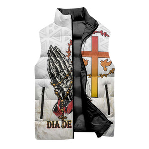 Angola All Souls Day Sleeveless Puffer Jacket Together in Remembrance