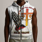 Gone but Never Forgotten Sleeveless Zip Hoodie Angola All Souls Day - African Pride